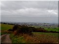 Looking down Bird Hill to Baldock