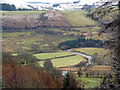 The River Wye viewed from Esgair Ychion