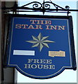 Sign for the Star Inn, Nafferton