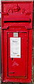 King George V postbox, High Street, Laleston