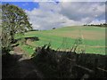 On North Downs Way - Field path running N from beside Hillside Farm, Harrietsham