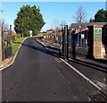 Entrance drive to Gillingham School main hall and arts centre