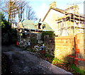 House renovation work on the north side of Park Street, Bridgend