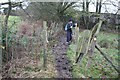 Muddy footpath near Priest Farm