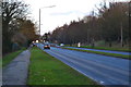 North Cray Road looking towards Bexley