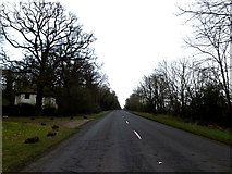 TL2658 : B1040 at the entrance to Croxton Park by Geographer