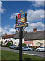 TL9647 : Monks Eleigh village sign by Adrian S Pye