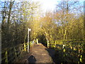 Path junction in the woods west of Awsworth