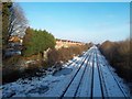 Railway Line and Dwellings in Sunny Hill