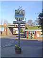 TM3863 : Saxmundham town sign by Adrian S Pye