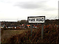 Park Road sign