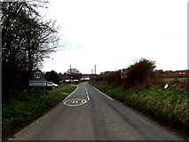 TM0062 : Entering Wetherden on Park Road by Geographer