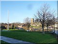 Maypole and church, Rothwell