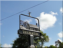 TM4365 : Theberton village sign by Adrian S Pye