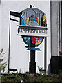 TG3831 : Happisburgh village sign by Adrian S Pye