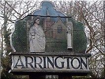 TL3250 : Arrington village sign by Bikeboy