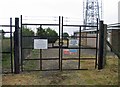 Entrance to radio relay station