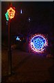 SO8171 : Christmas lights 2014, Lion Hill, Stourport-on-Severn by P L Chadwick