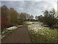 Westport Lake: path round north-east corner of lake