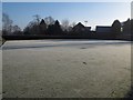 Frosty bowling green