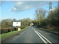 Usk Road at Monmouthshire county boundary