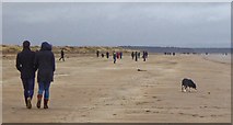 NO5018 : Walking on West Sands by Jackie Proven