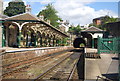SE3457 : Harrogate line, Knaresborough Station by N Chadwick