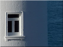 SW8576 : Trevose Head: a lighthouse window by Chris Downer