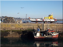 SW9275 : Padstow: a ferryboat is in dock by Chris Downer