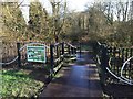 SJ8545 : Lyme Valley Park: wildlife basin by Jonathan Hutchins