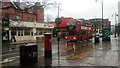 Wet morning on The Broadway, Wimbledon