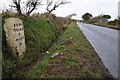 Milestone on the B3277