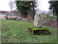 NY9068 : Remains of medieval cross south of Walwick Grange by Andrew Curtis