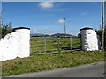 Gate-posts near the Glasdrumman Road/Leeter Road junction