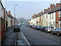 Terraced housing along Leicester Road in Mountsorrel