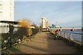 View of Meadow Court, Parkside Court and Waterside Heights from Thames Barrier Park #5