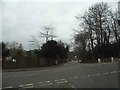 Church Road at the junction of Station Road