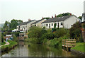SJ9884 : Canalside housing west of Newtown, Cheshire by Roger  Kidd