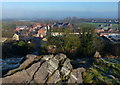 View across Mountsorrel from Castle Hill