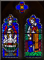 Stained glass window, St John