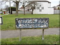 Old sign on Verdayne Gardens, Hamsey Green