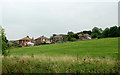 Pasture and housing west of Newtown, Cheshire