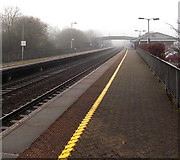 ST0413 : Platform 2 at Tiverton Parkway railway station by Jaggery