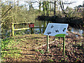 Information board at the Raking Pit