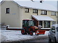 H4672 : Mini snow plough, Omagh by Kenneth  Allen