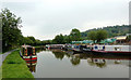 Canal marina at Newtown, Derbyshire