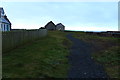 Ayrshire Coastal Path passing Ballantrae Harbour