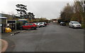 Parking area alongside Pershore railway station