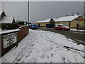 Snow covered footpath, Winters Lane, Omagh