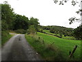 Unnamed lane climbing upwards to join Cashel Road